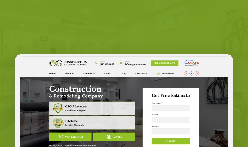 CSG Renovation